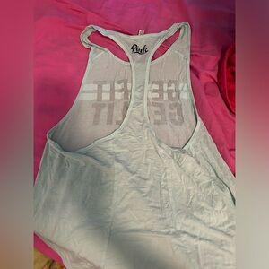 light blue PINK loose workout top